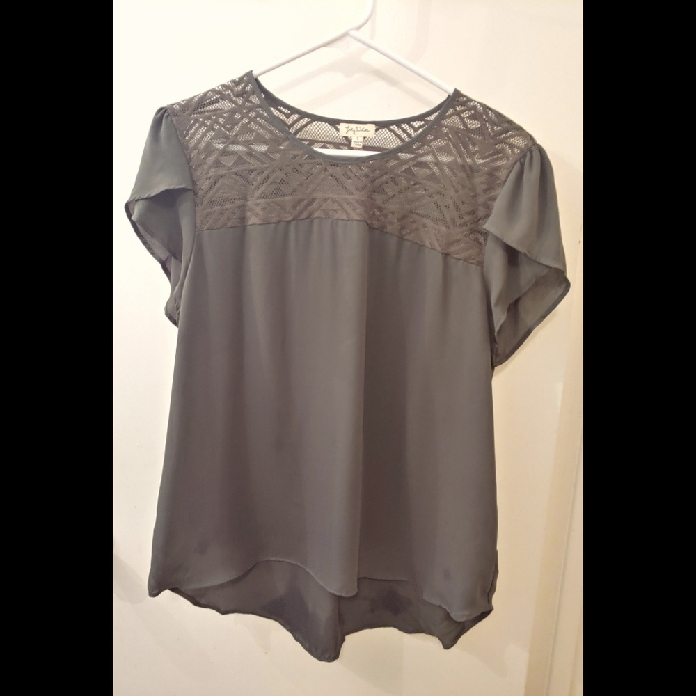 Top/Blouse - dark green